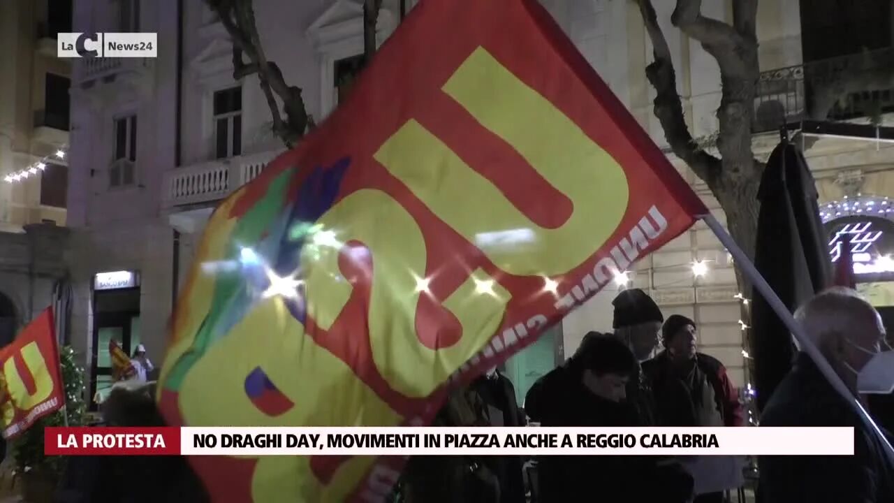 No Draghi day, movimenti in piazza anche a Reggio Calabria