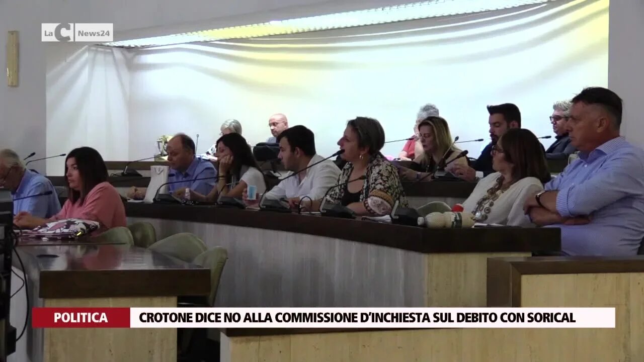 Crotone dice no alla commissione d’inchiesta sul debito con Sorical