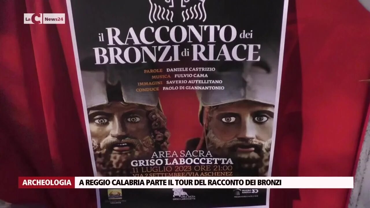 A Reggio Calabria parte il tour del racconto dei bronzi