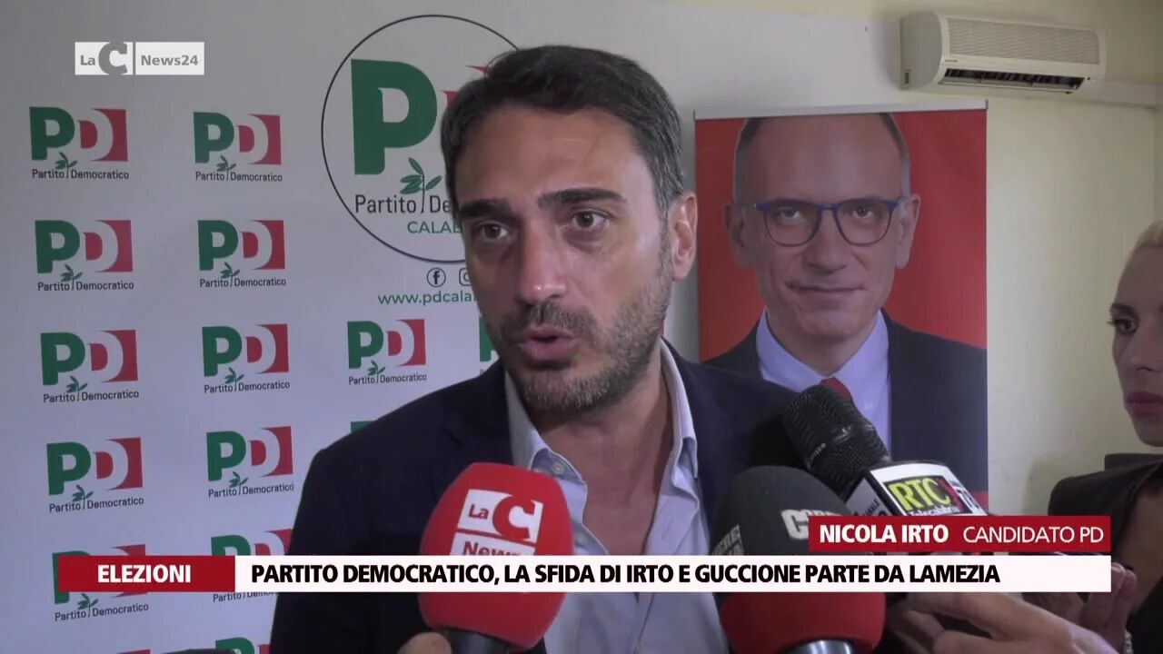 Partito democratico, la sfida di Irto e Guccione parte da Lamezia