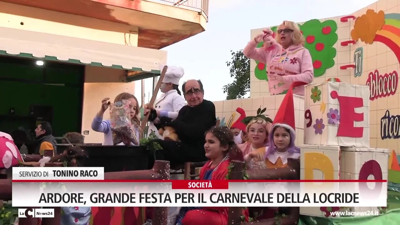 Ardore, grande festa per il carnevale della Locride