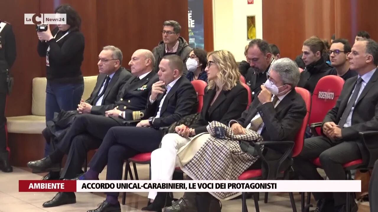 Accordo Unical-Carabinieri, le voci dei protagonisti