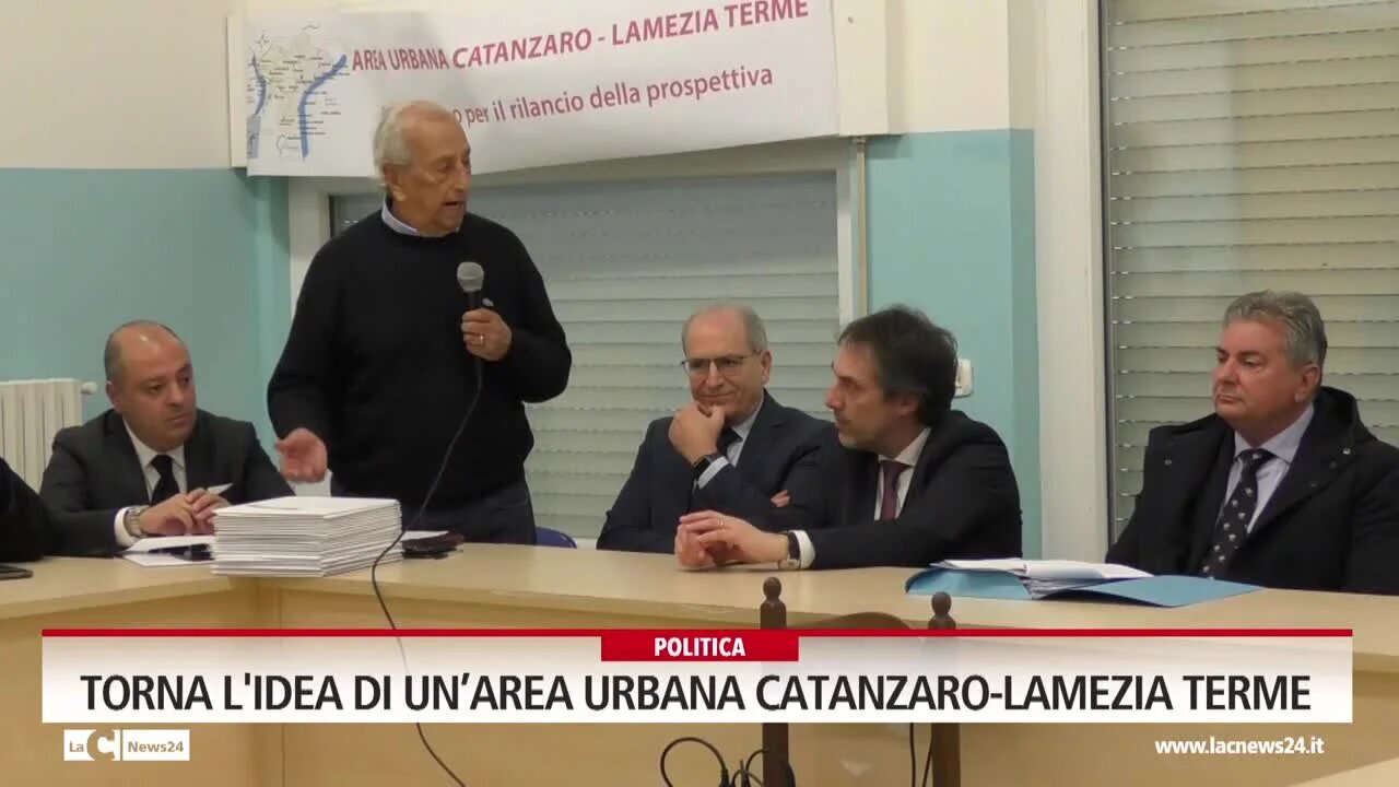 Torna l'idea di un’area urbana Catanzaro-Lamezia terme