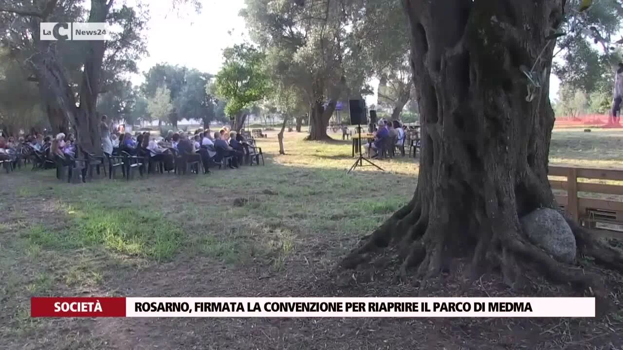 Rosarno, firmata la convenzione per riaprire il parco di Medma