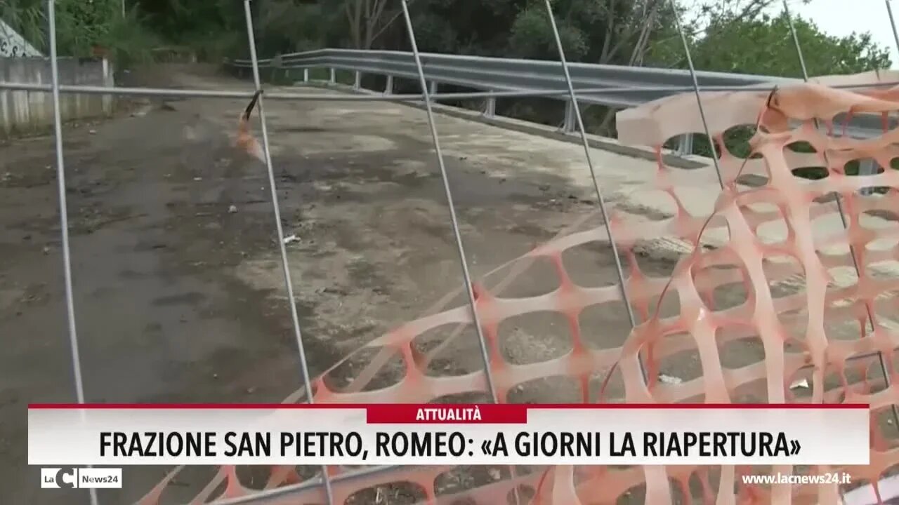 Il sindaco di Vibo: «A giorni la riapertura della strada di San Pietro». \"Reclusi\" da 4 anni anni nel loro borgo i residenti ancora non ci credono - VIDEO