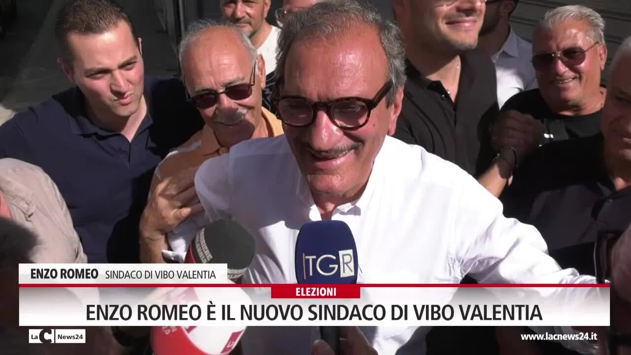 Enzo Romeo è il nuovo sindaco di Vibo Valentia