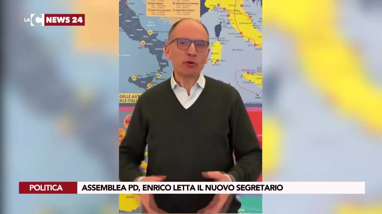 Assemblea Pd, Enrico Letta il nuovo segretario