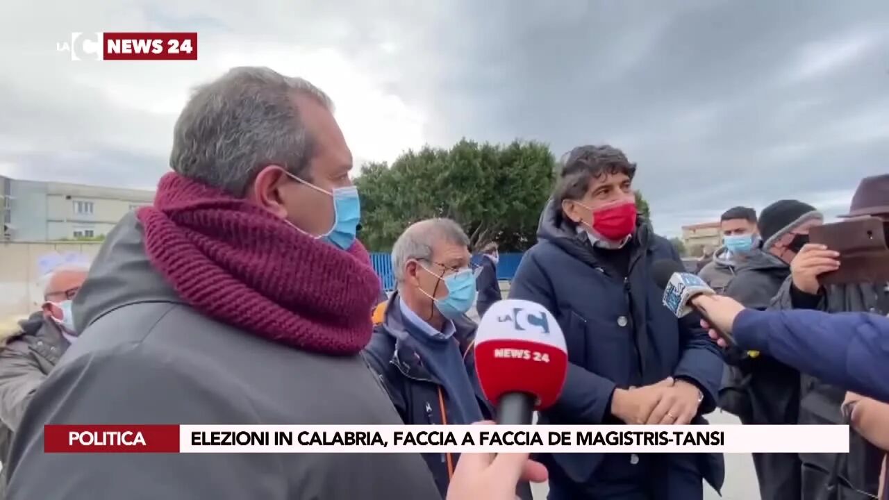 Elezioni in Calabria, faccia a faccia tra De Magistris-Tansi