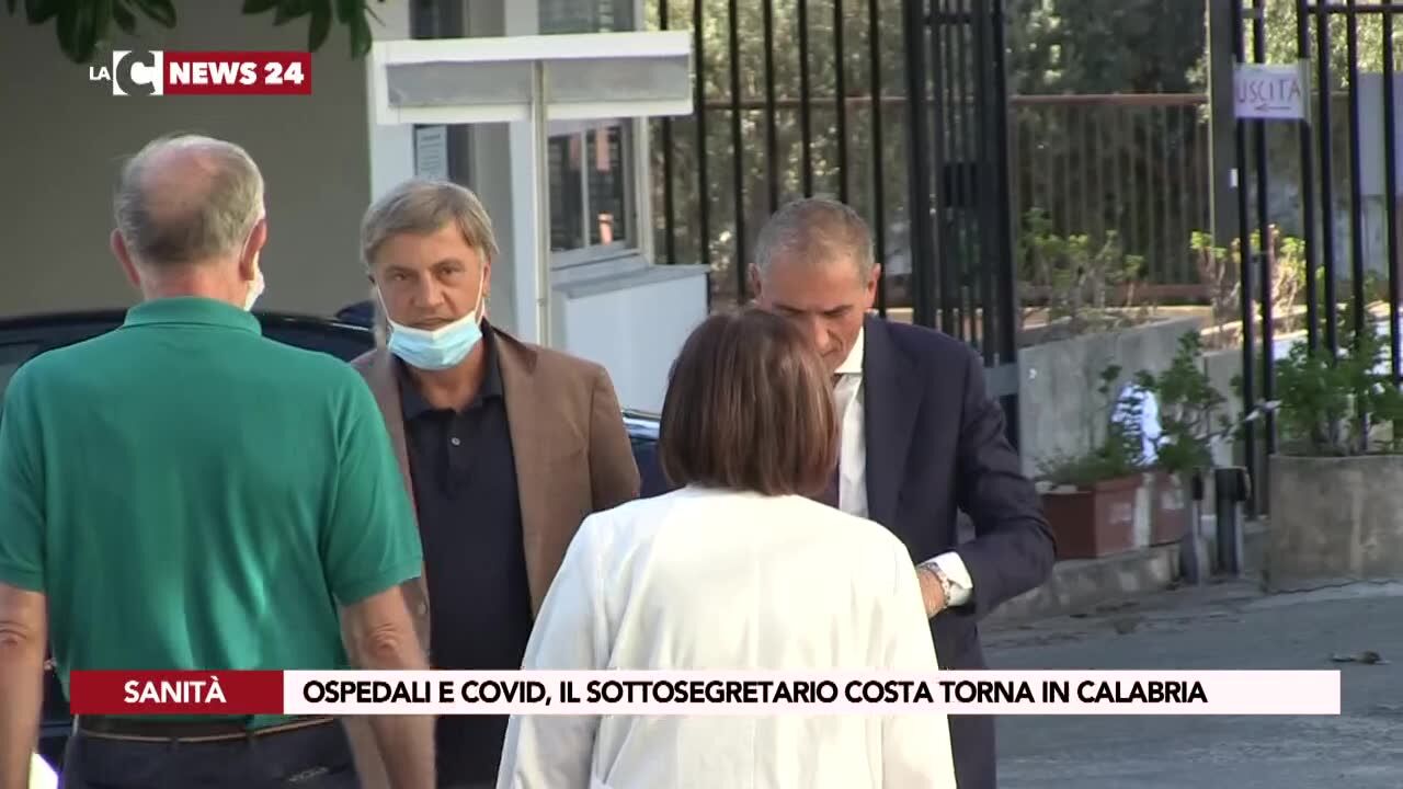 Ospedali e covid, il sottosegretario Costa torna in Calabria