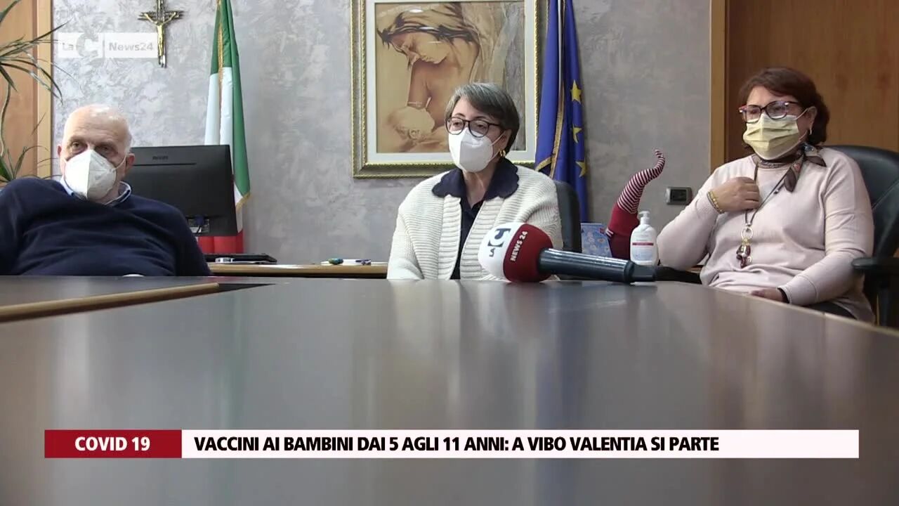 Vaccini ai bambini dai 5 agli 11 anni: a Vibo Valentia si parte