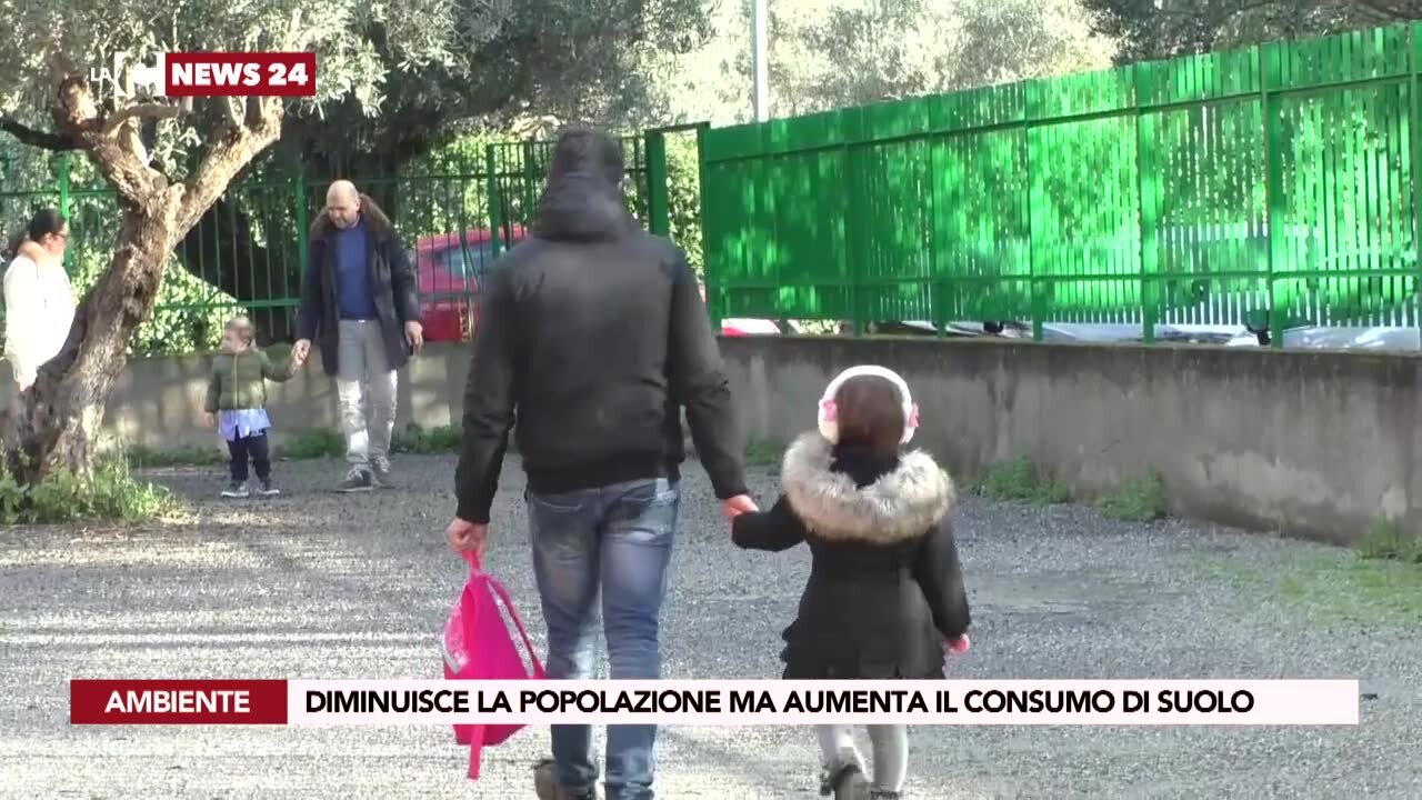 Diminuisce la popolazione ma aumenta il consumo di suolo