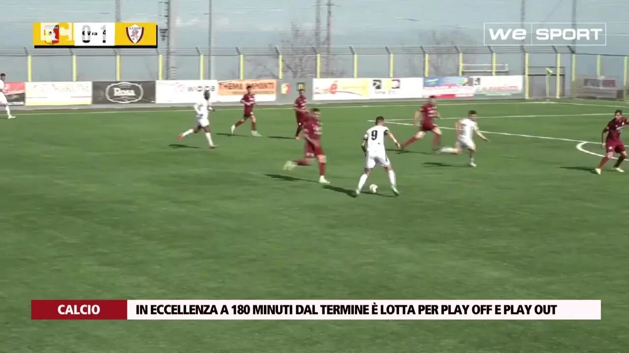 In Eccellenza a 180 minuti dal termine è lotta per play off e play out