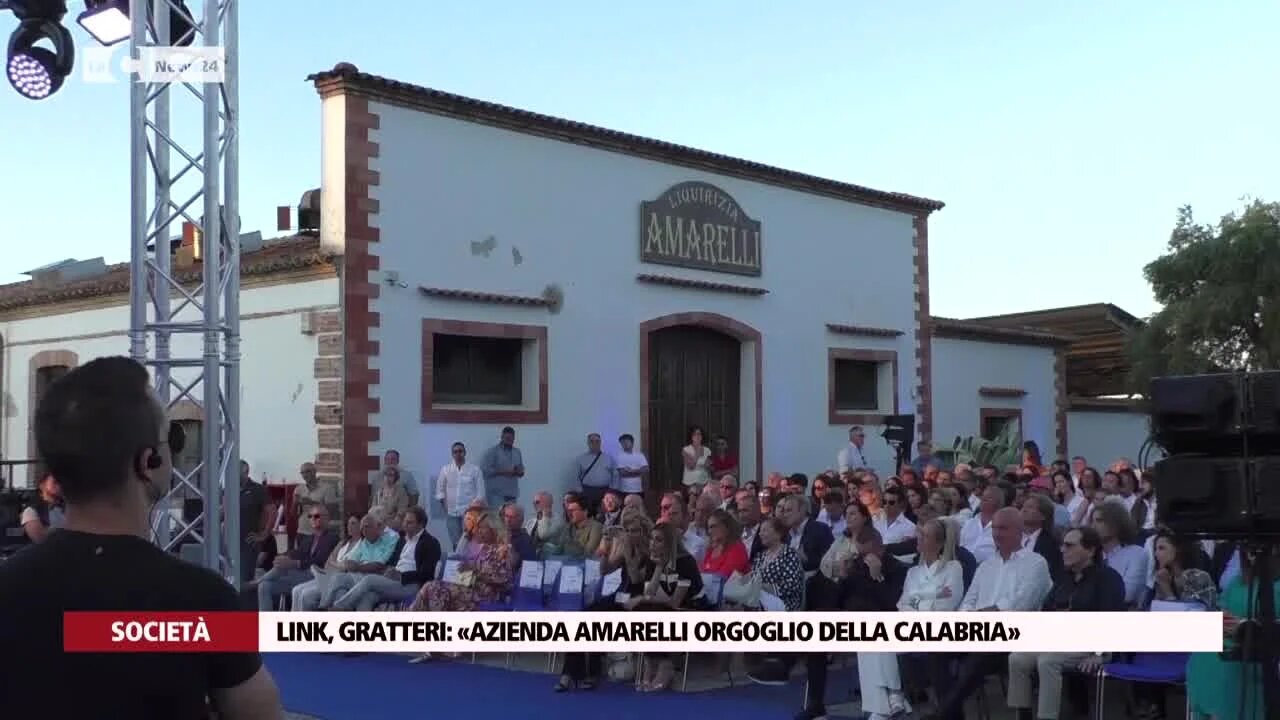 Link a Corigliano Rossano, il procuratore Gratteri: «Azienda Amarelli orgoglio della Calabria»