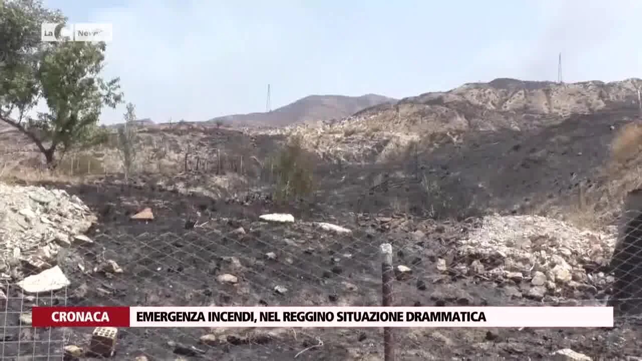 Emergenza incendi, nel reggino situazione drammatica