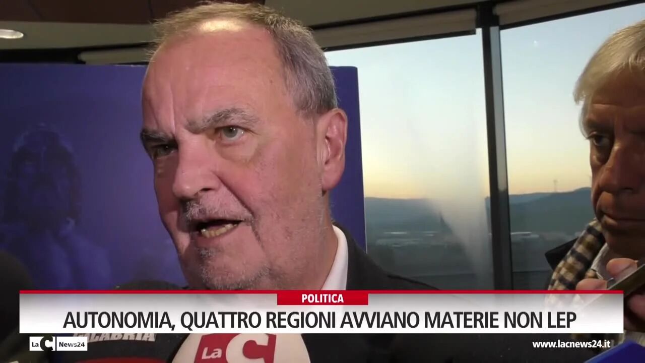 Autonomia, quattro regioni avviano materie non Lep 
