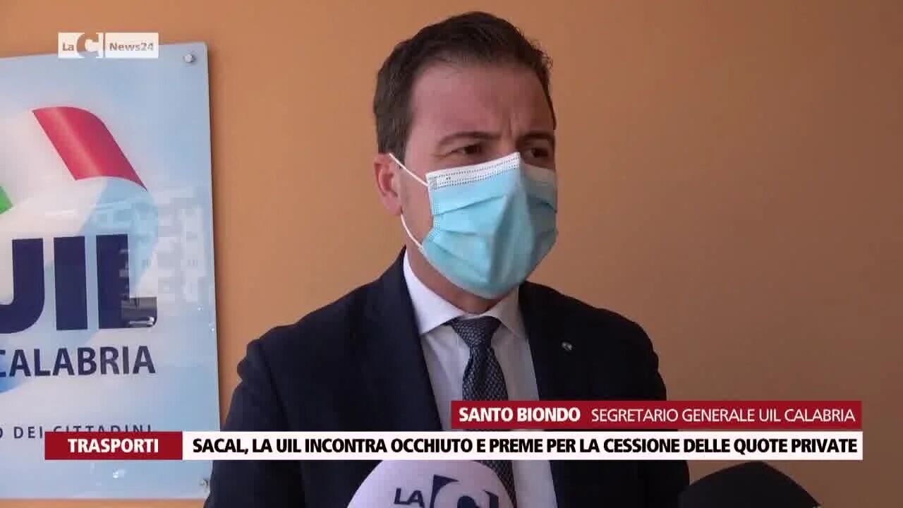 Sacal, la Uil incontra Occhiuto e preme per la cessione delle quote private