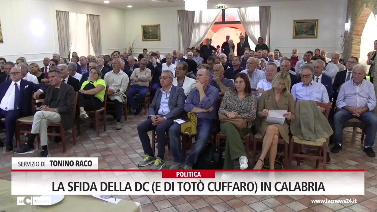 Totò Cuffaro rilancia la Democrazia Cristiana in Calabria: «Vogliamo essere protagonisti qui come in passato»