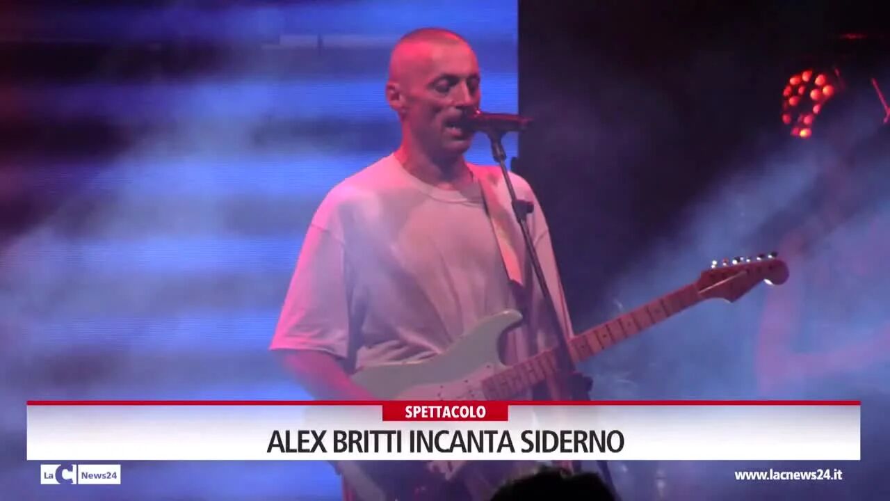 Alex Britti incanta Siderno