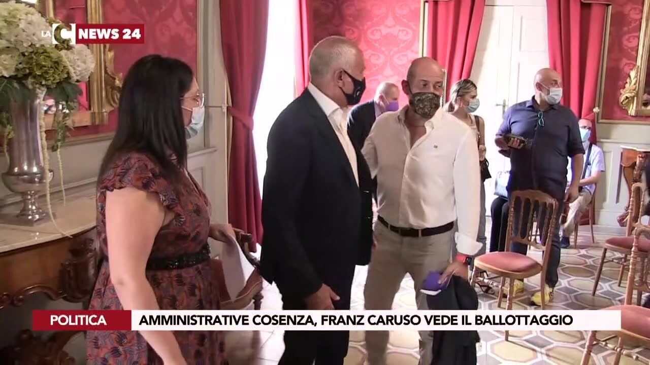 Amministrative Cosenza, Franz Caruso vede il ballottaggio