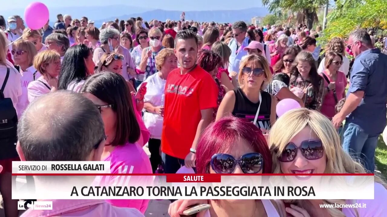 Tumore al seno, a Catanzaro torna la Passeggiata in rosa: «Sempre più donne devono potersi curare in Calabria»