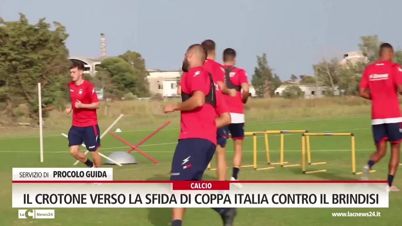 Il Crotone verso la sfida di Coppa Italia contro il Brindisi