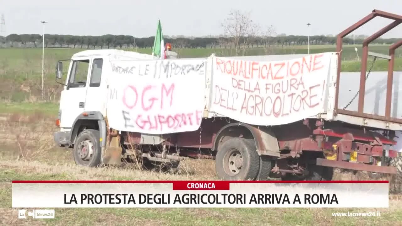 La protesta degli agricoltori arriva a Roma