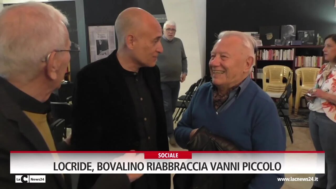 Locride, Bovalino riabbraccia Vanni Piccolo