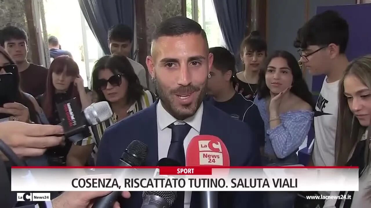 Cosenza, riscattato Tutino. Saluta Viali