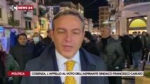 Cosenza, l’appello al voto dell’aspirante sindaco Francesco Caruso