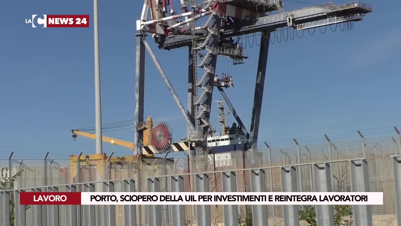 Porto, sciopero della uil per investimenti e reintegra lavoratori