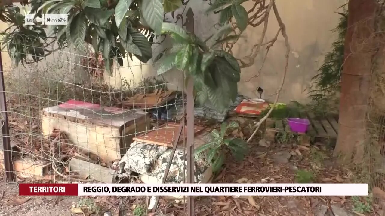 Reggio, degrado e disservizi nel quartiere ferrovieri-pescatori