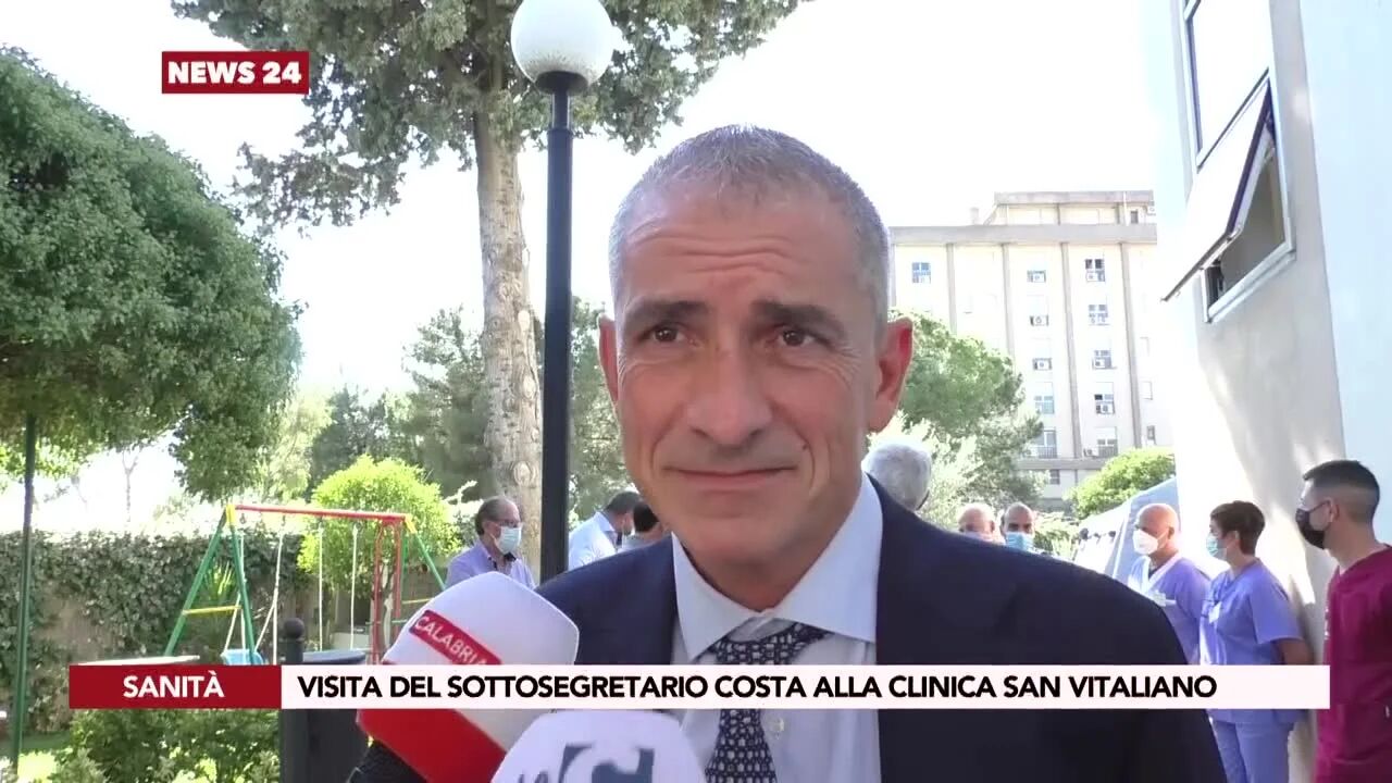 Visita del sottosegretario Costa alla clinica san Vitaliano