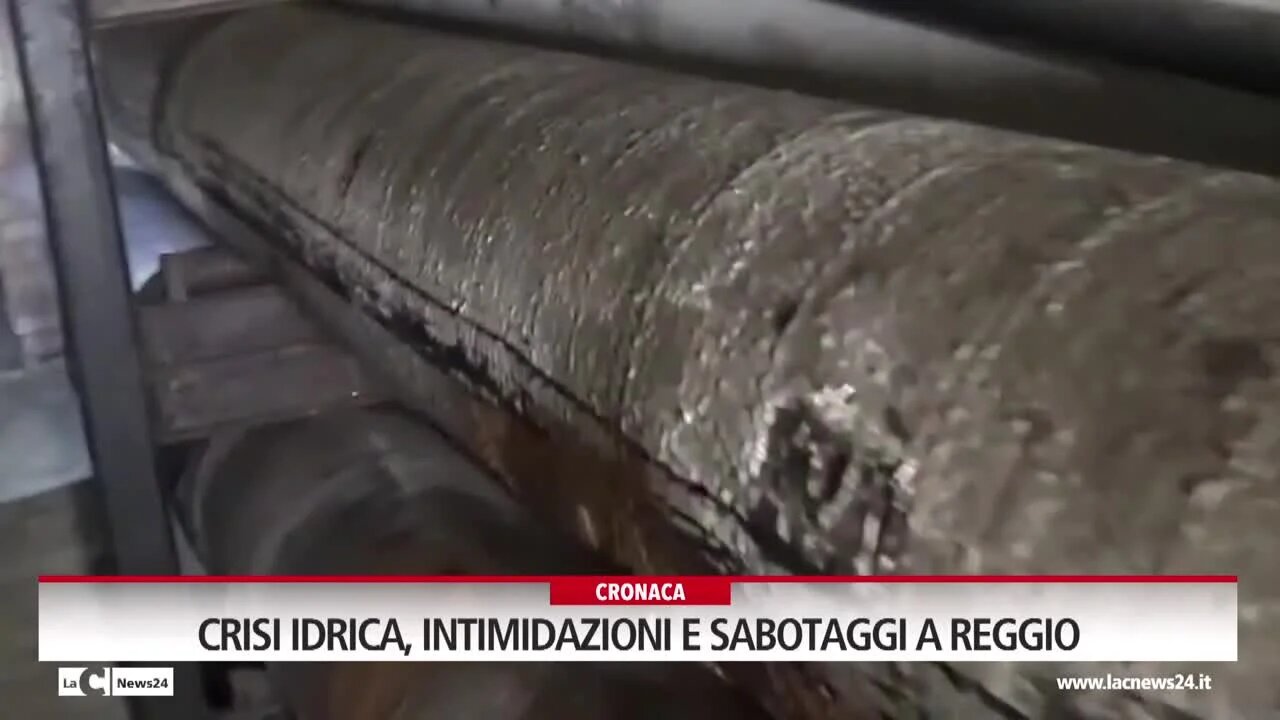 Crisi idrica, intimidazioni e sabotaggi a Reggio