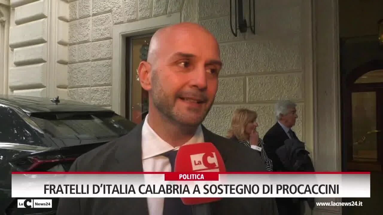 Fratelli D’Italia Calabria a sostegno di Procaccini