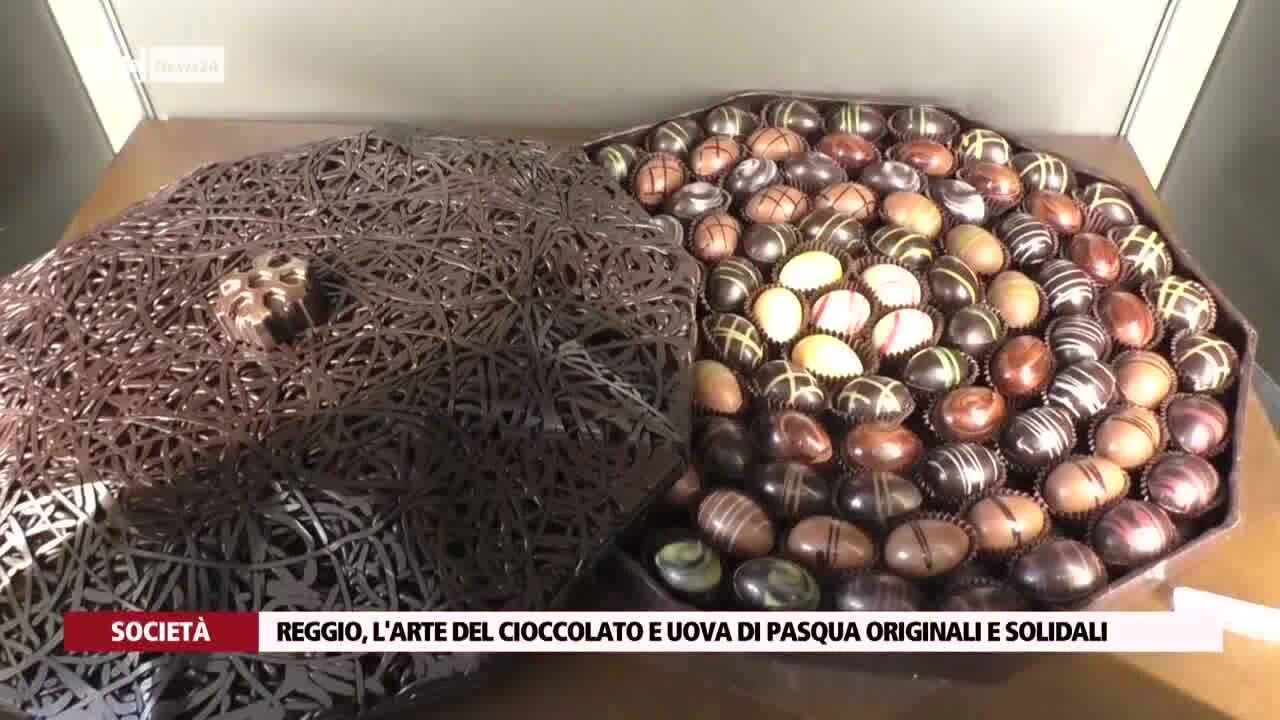 Reggio, l'arte del cioccolato: uova di Pasqua originali e solidali
