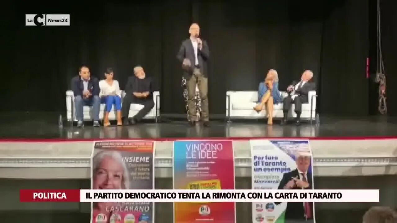 Il Partito Democratico tenta la rimonta con la carta di Taranto