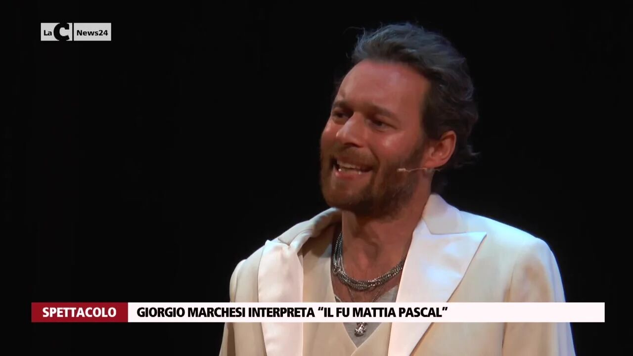 Giorgio Marchesi interpreta “Il fu Mattia Pascal”