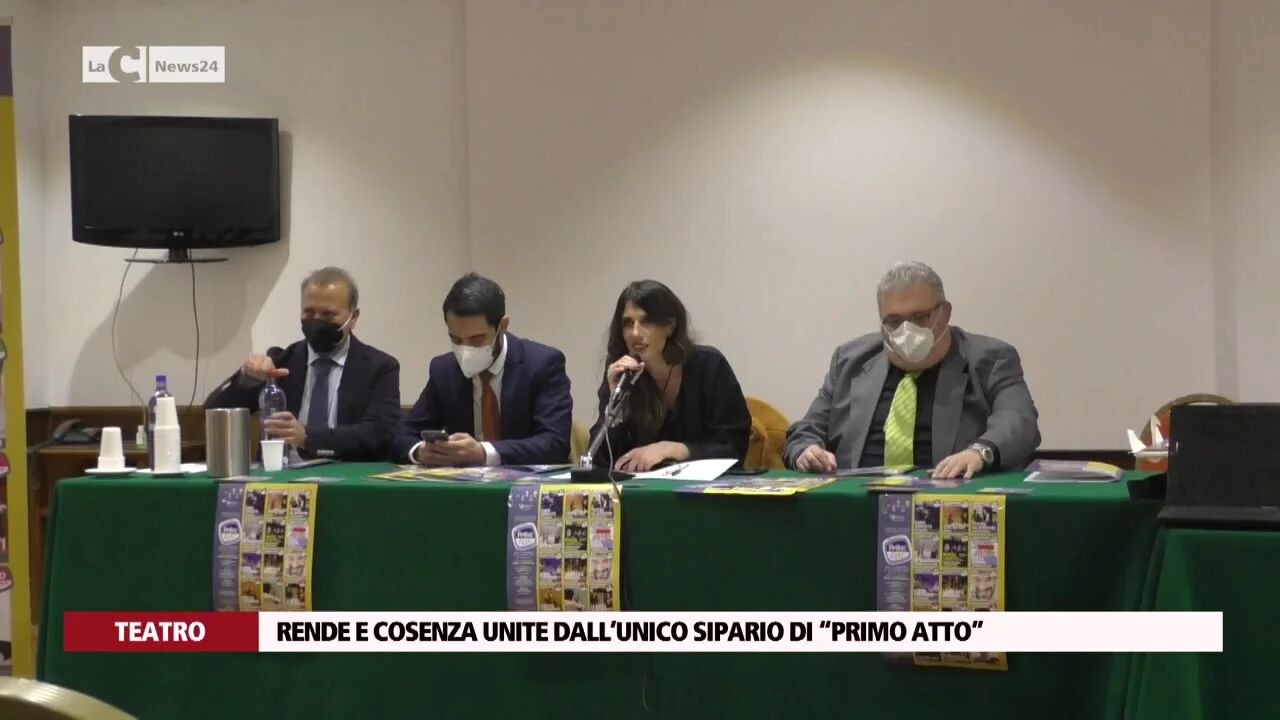 Rende e Cosenza unite dall’unico sipario di “Primo Atto”