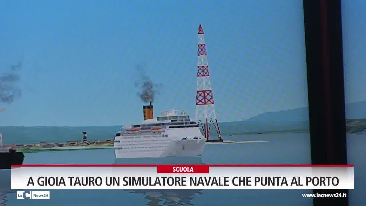 Gioia Tauro, l’Istituto Severi presenta il simulatore nautico per formare gli studenti e puntare al porto
