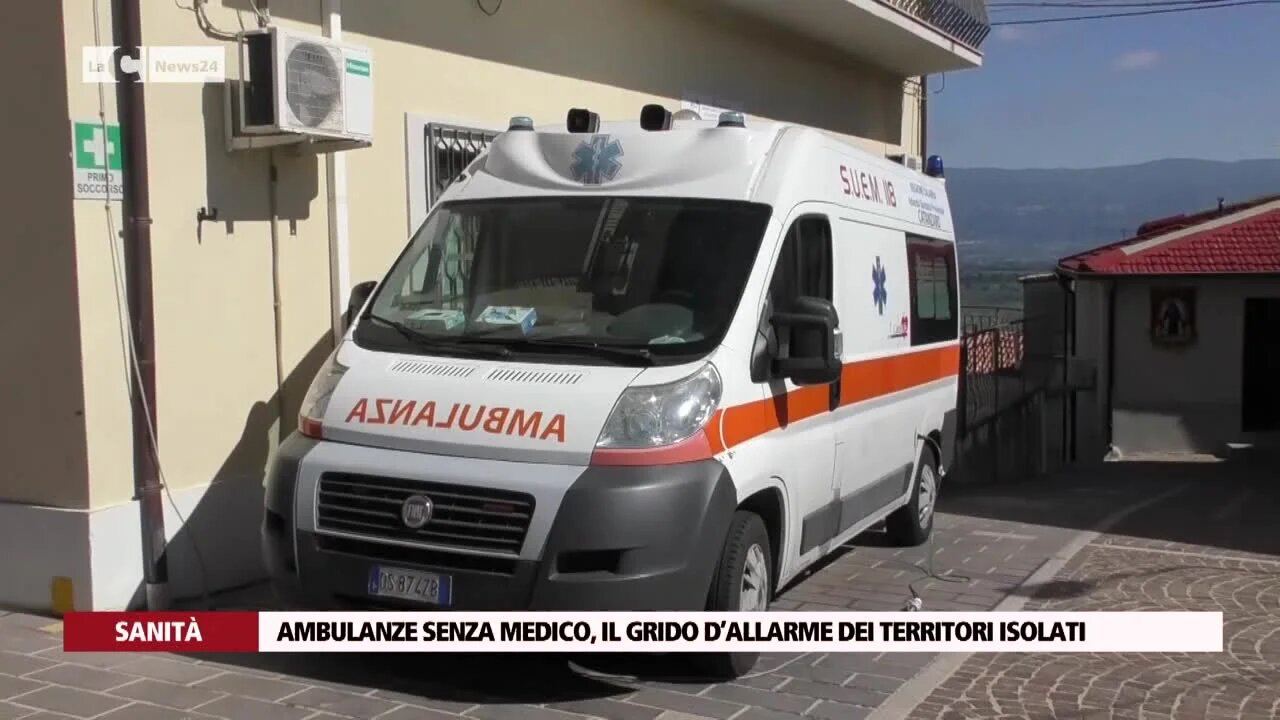 Ambulanze senza medico, il grido d’allarme dei territori isolati