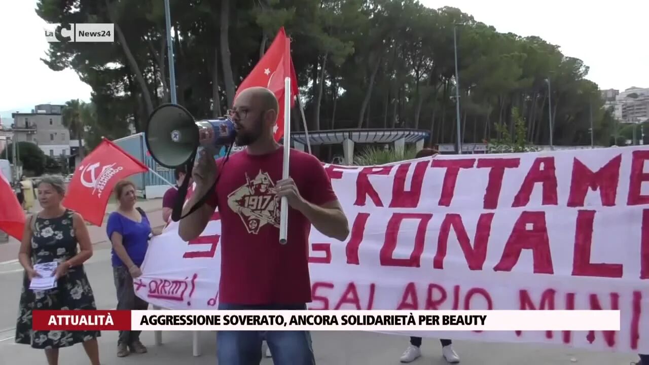 Aggressione Soverato, ancora solidarietà per Beauty