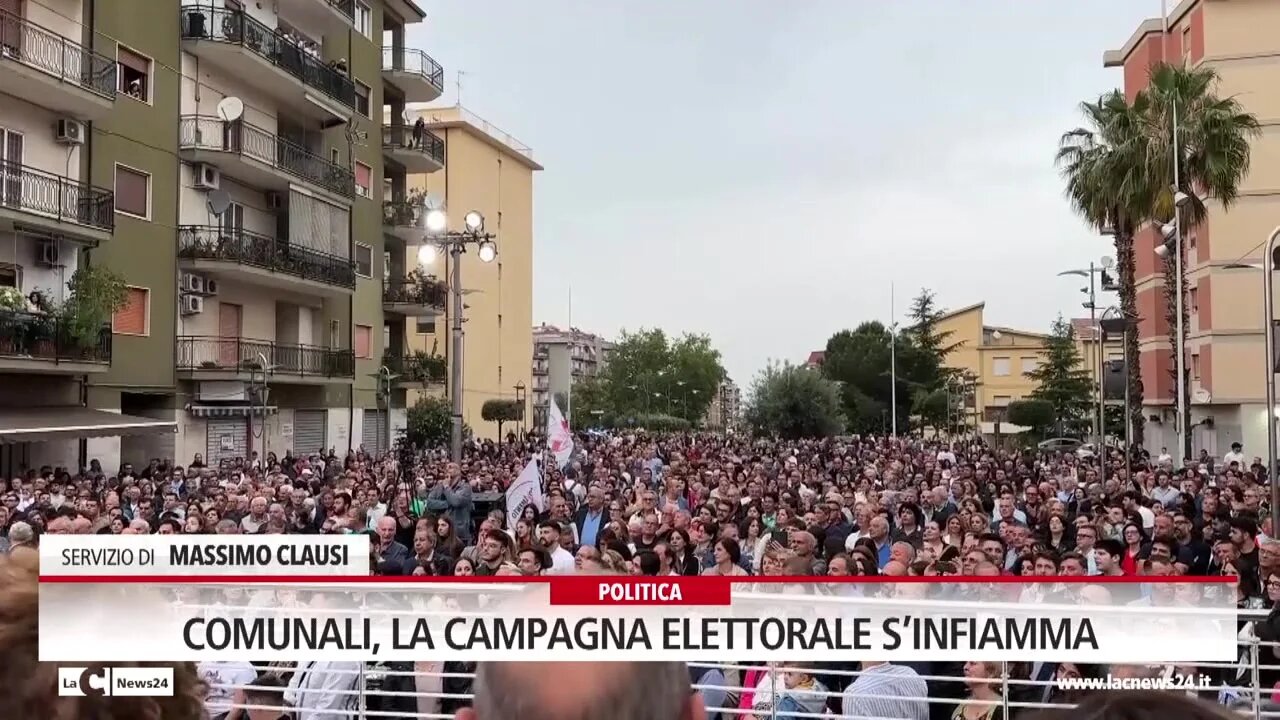 Comunali, la campagna elettorale s’infiamma