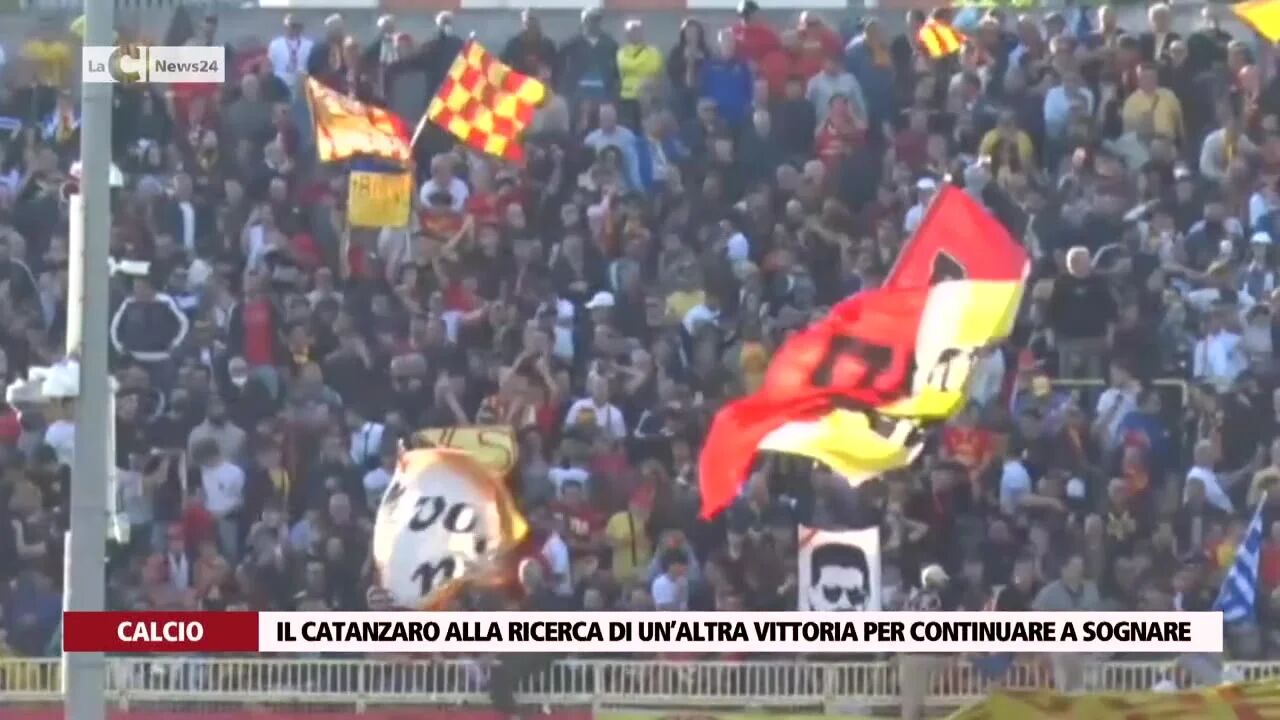 Il Catanzaro alla ricerca di un’altra vittoria per continuare a sognare