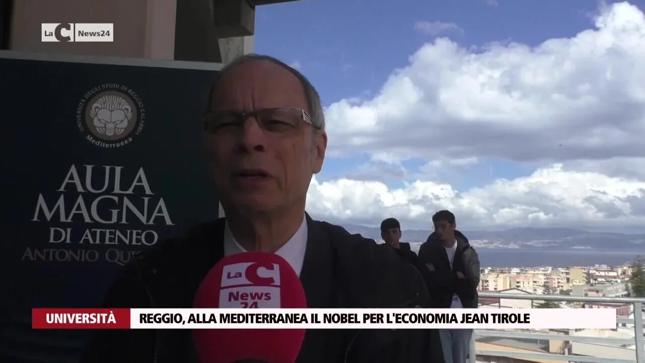 Reggio, alla Mediterranea il Nobel per l'economia Jean Tirole