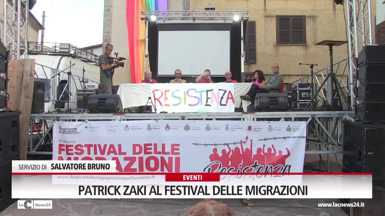 Patrick Zaki al Festival delle Migrazioni