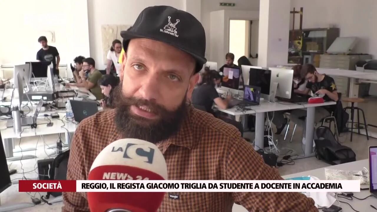 Reggio, il regista Giacomo Triglia da studente a docente in accademia