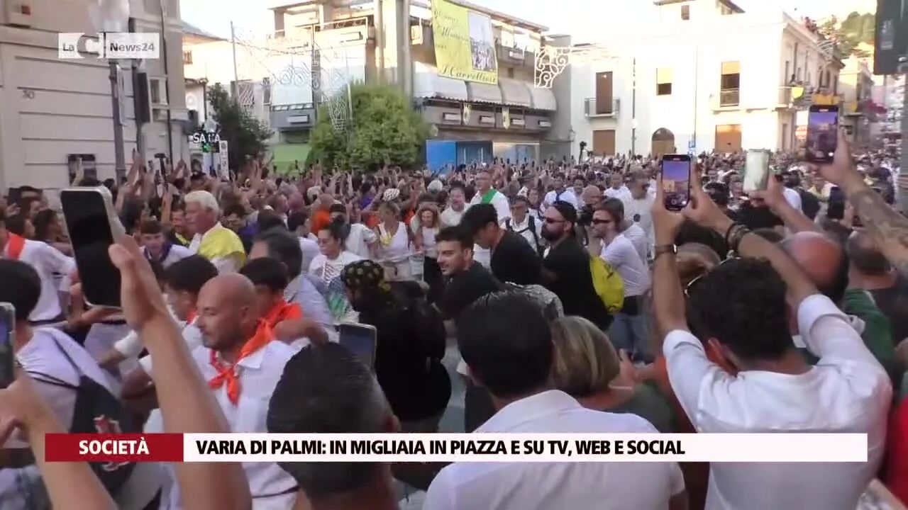 Varia di Palmi: in migliaia in piazza e su tv, web e social