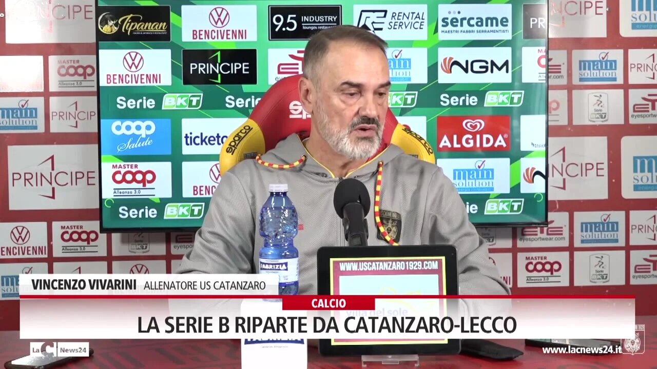 La Serie B riparte da Catanzaro-Lecco