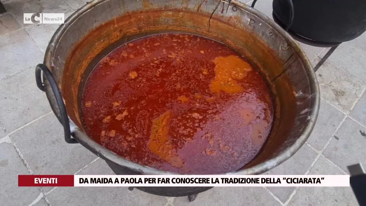Da Maida a Paola per far conoscere la tradizione della “Ciciarata”