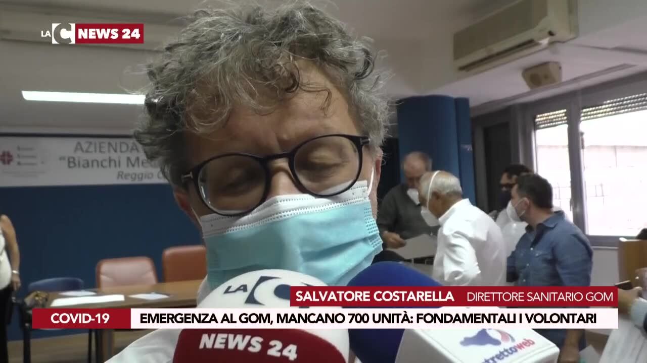 Emergenza al Gom, mancano 700 unità: fondamentali i volontari